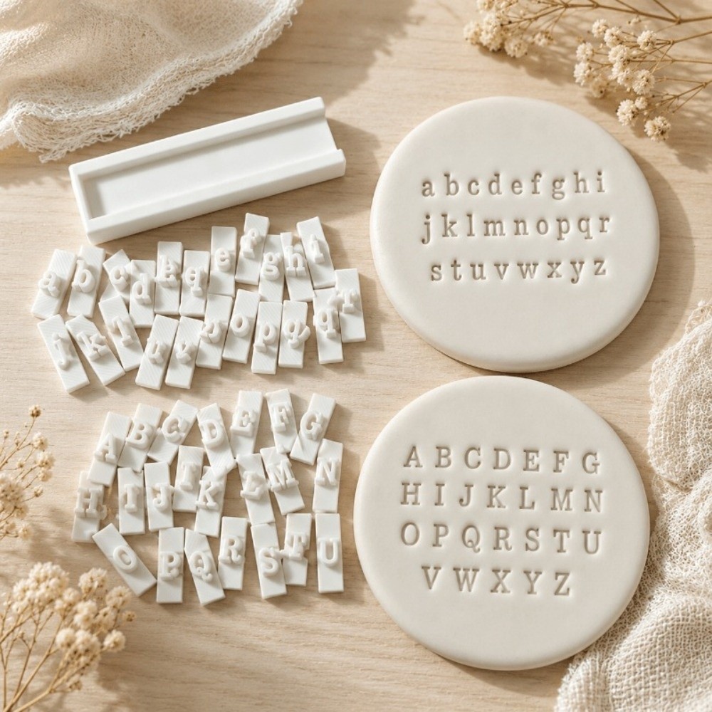 Soap Making Kit For Beginners - 수제 점토 글자 및 숫자 스탬프