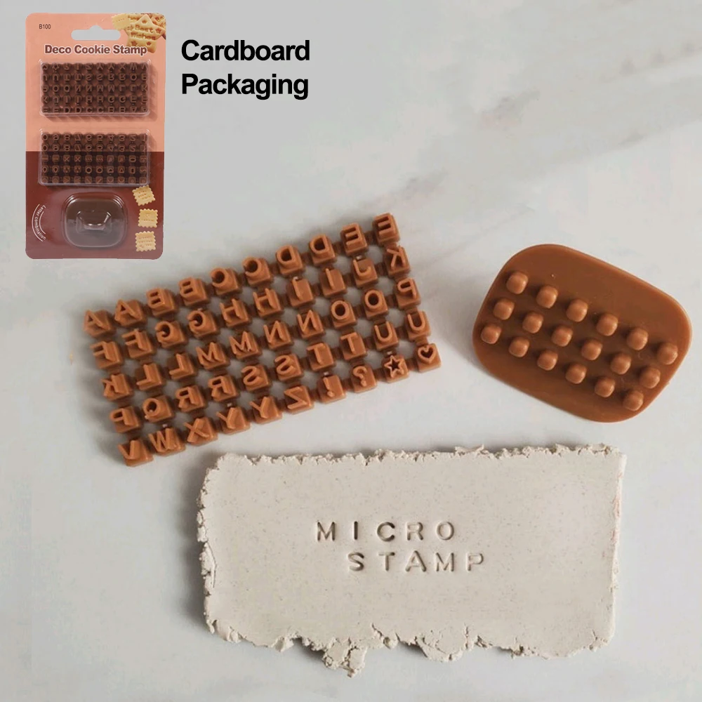 Soap Making Kit For Beginners - 미니 영숫자 스탬핑 세트 폴리머 클레이