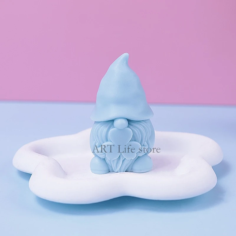 크리스마스 난쟁이 실리콘 양초 금형 3d 산타 클로스  - Soap Making Gifts 리뷰 및 가격