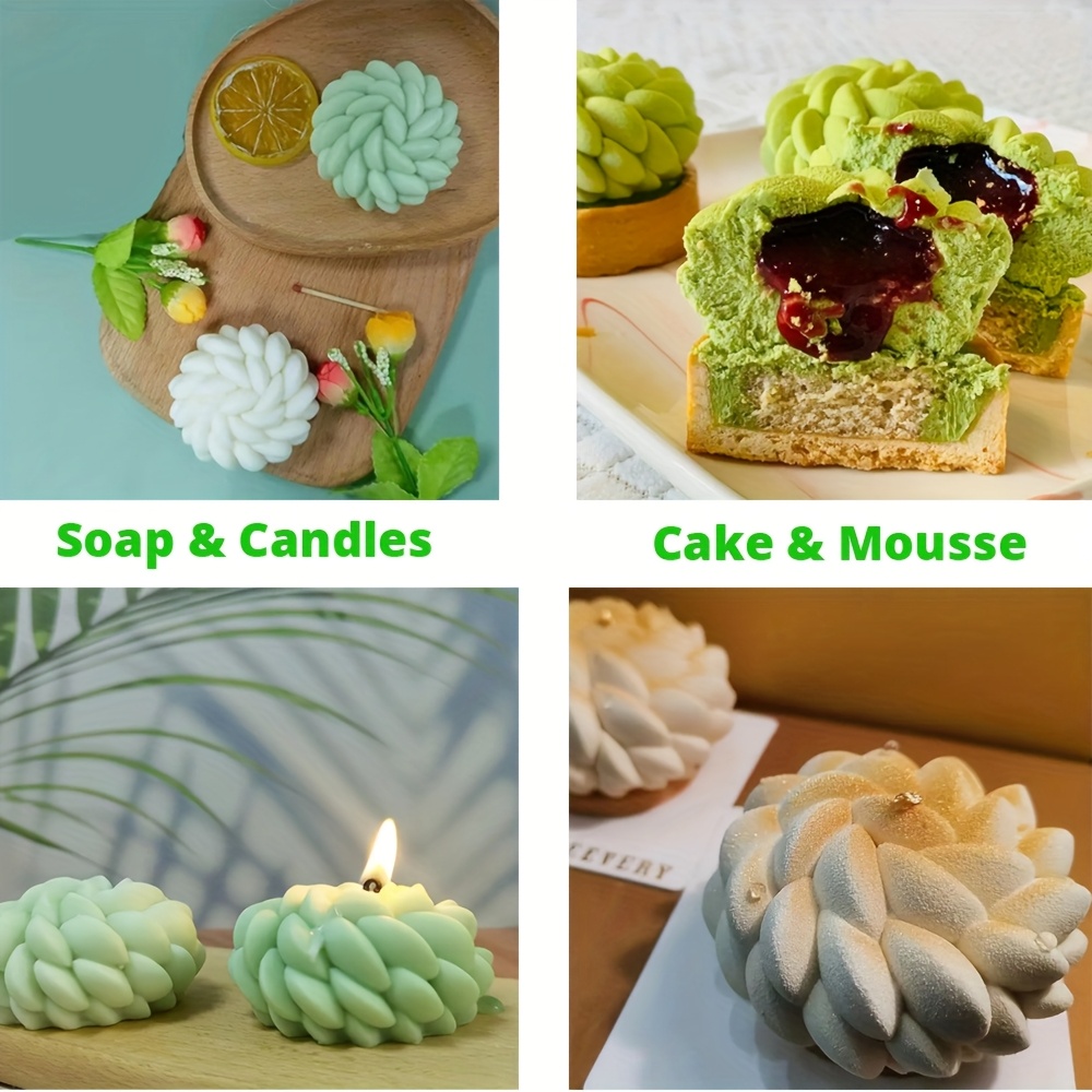 1 케이크 몰드 산타아나 플로럴 - 꽃 모양의 무스 몰 - Soap Making Diy Kit 리뷰 및 가격